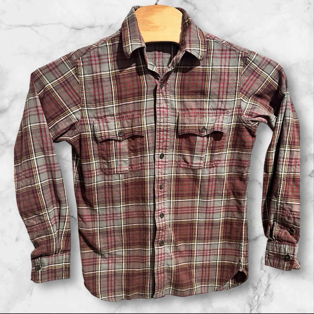 Polo Ralph Lauren Vintage Long Sleeve Button Up Two Pocket‎ Button Down Small